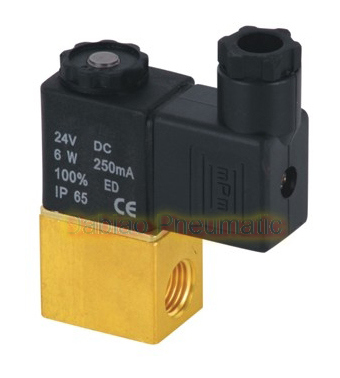 Brass Mini Solenoid Valve 2 Way 2V025