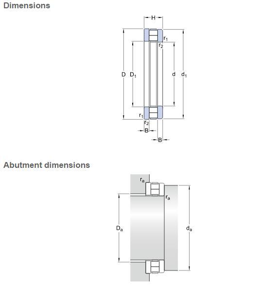 High Quality Cylindrical Roller Thrust Bearings 81102 Tn