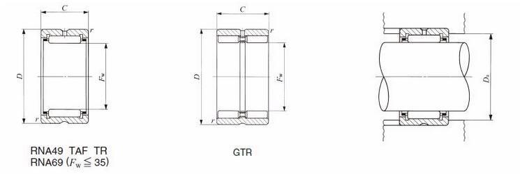 Needle Roller Thrust Bearing Rna4911 Rna4912