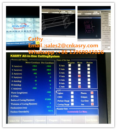 All H Beam I Beam Profiles Plasma Cutting Beveling Machine Used for Steel Construction Equipment Kr-Xh