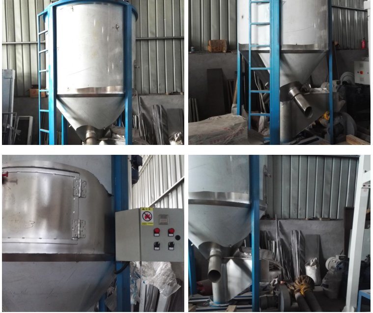 Waste Plastic Grain Mixer Crusher Milling Granulator Recycling Machine