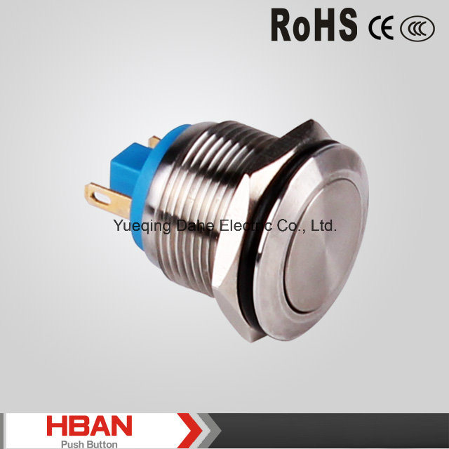 High Quality 16mm Momentary Stainless Steel Push Button Switch