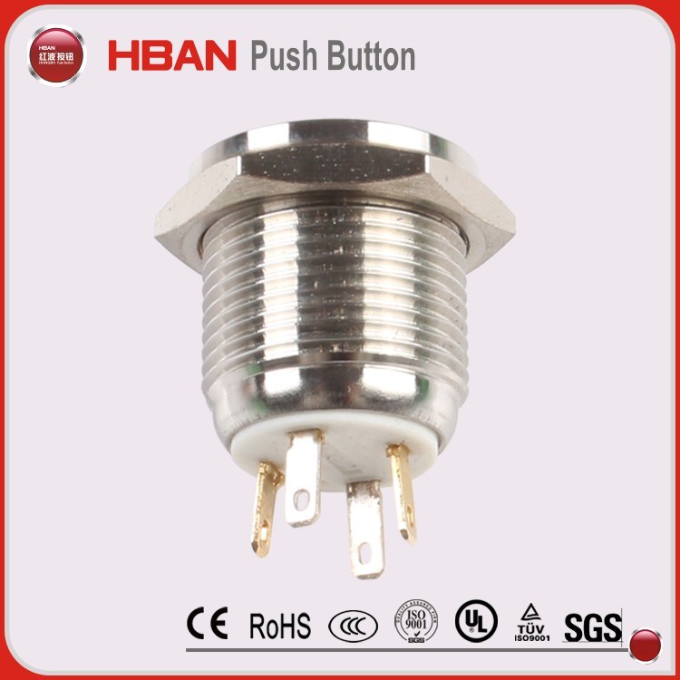 16mm LED Push Button Switch