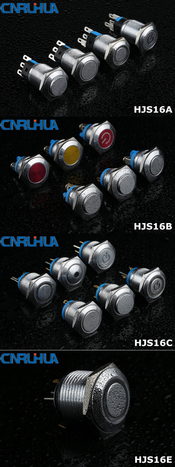 New Product LED Push Button Switches