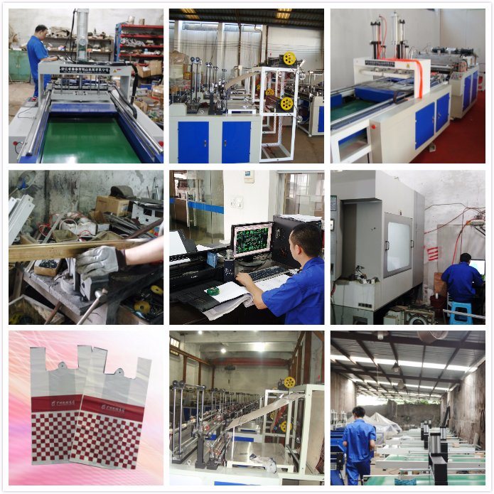 High Speed Four Lines Shopping Bags Sealing Making Machine