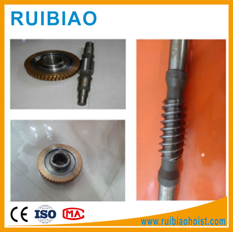 Construction Hoist Worm and Worm Wheel, China Customized Worm Gear Manufacturing