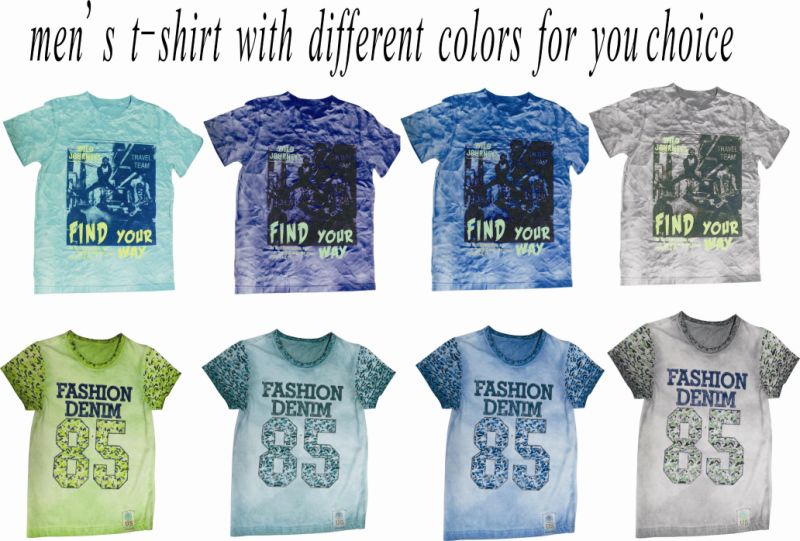 Different Color and High Quality Printing Fit T-Shirt in Man Sports Wear Clothing