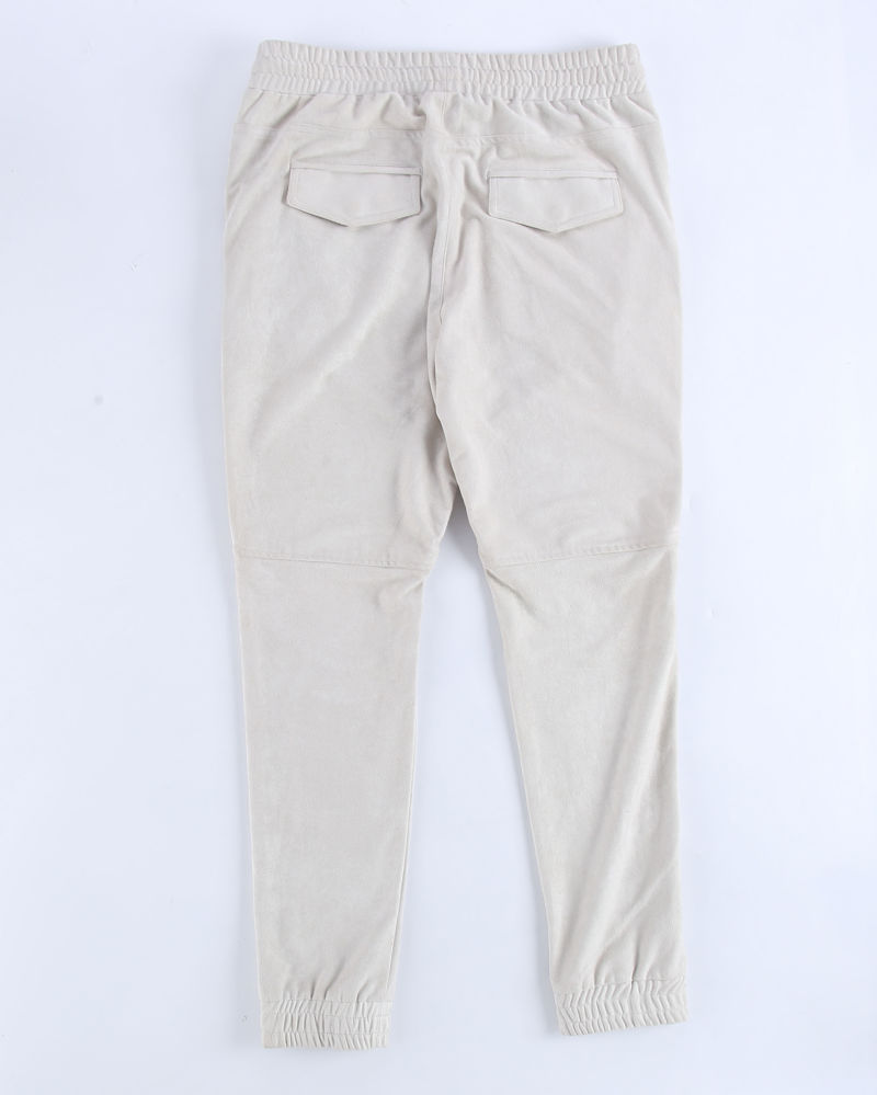 Cotton Terry Winter White Men Pants