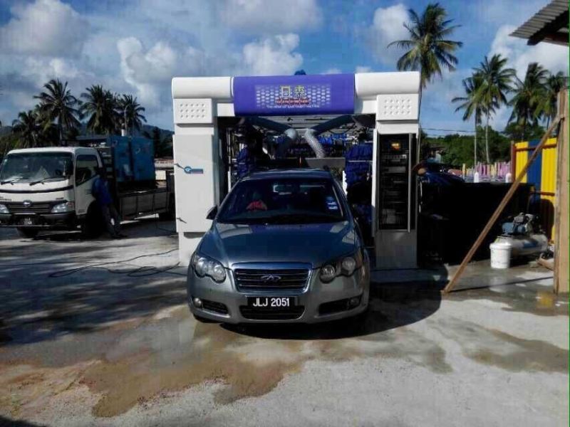 High Technology and Stainless Automatic Tunnel Car Washer.