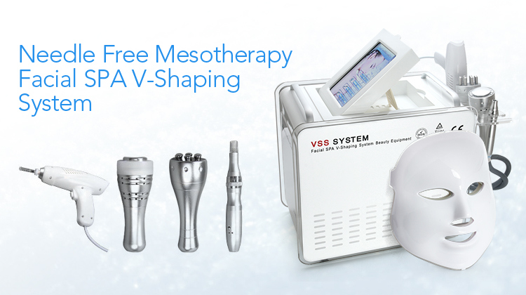 V-Shaping LED Mask Meso Gun Free Mesotherapy Facial Machine