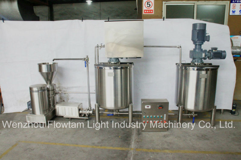 Flowtam Stainless Steel Stimulants Smoothies Making Machine with Tanks and Colloid Mill