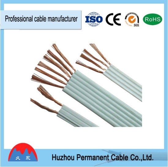 Copper Electrical Wire Cable PVC Insulated Flexible Flat Wire Rvvb