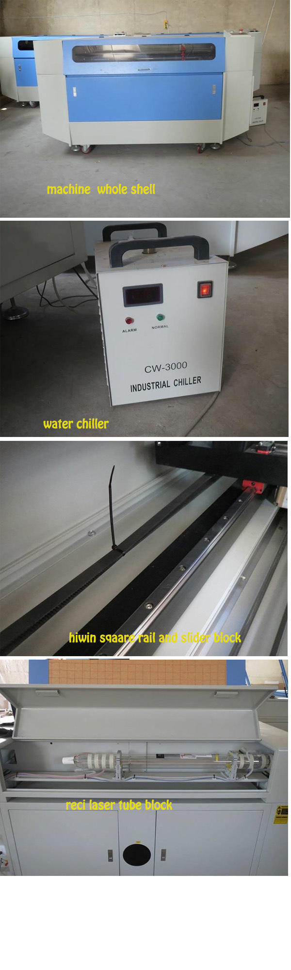 Ck6090 90W Reci 10mm Acrylic CO2 Laser Engraving Cutting Machine