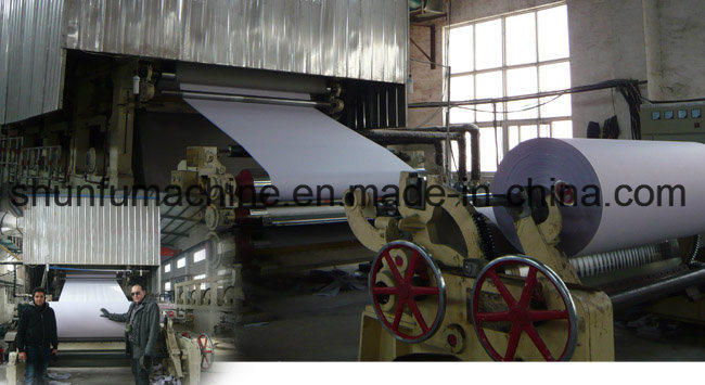 787 Cultural A4 Copy Paper Manufacturing Machine Rice Straw Paper Making Machine