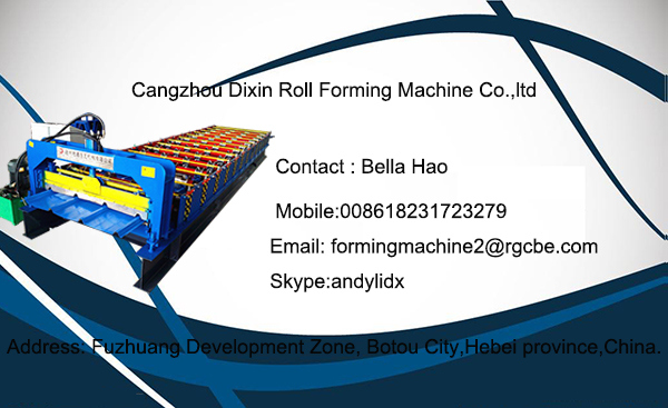 Dixin Hot Sale Adjustable C Type Purlin Forming Machinery