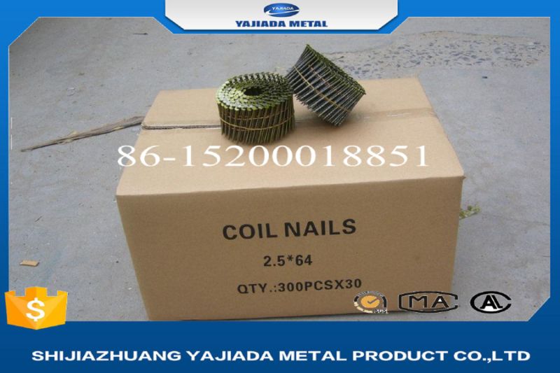 50mm Pallet Making Screw Shank Coil Nails