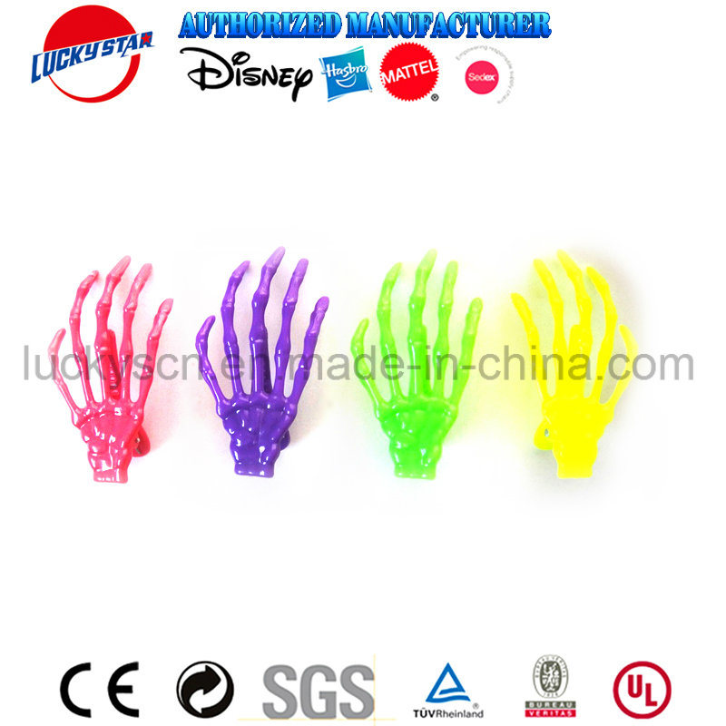 Skull Hand Shaped Hairpin for Children, Cheap Promotion Hair Clips