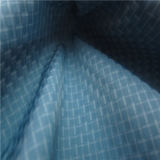 50d Woven Dobby Twill Plaid Plain Check Oxford Outdoor Jacquard 100% Polyester Fabric (X046)