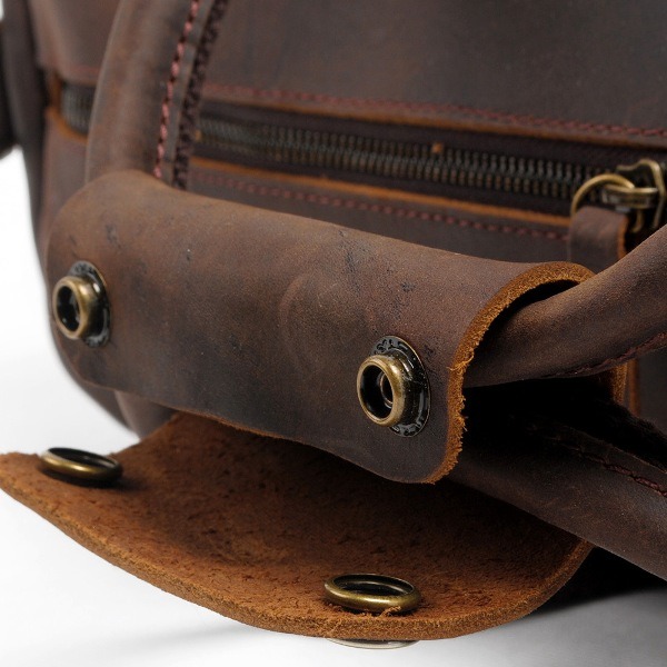 High Quality Full Grain Leather Traveling Duffle Bag (RS-MK8030)