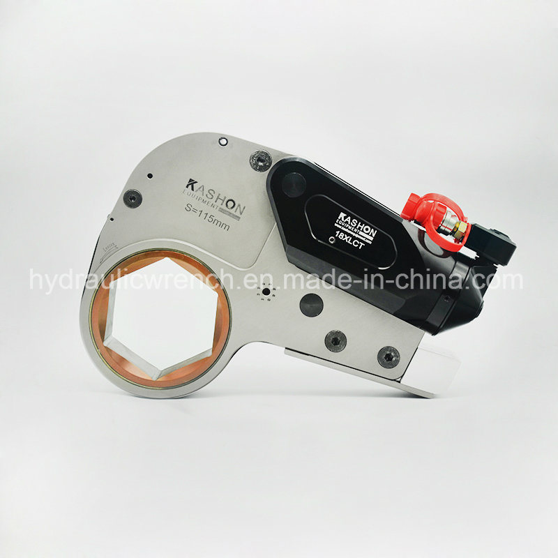 China Low Profile Hollow Hex Cassette Hydraulic Torque Wrench