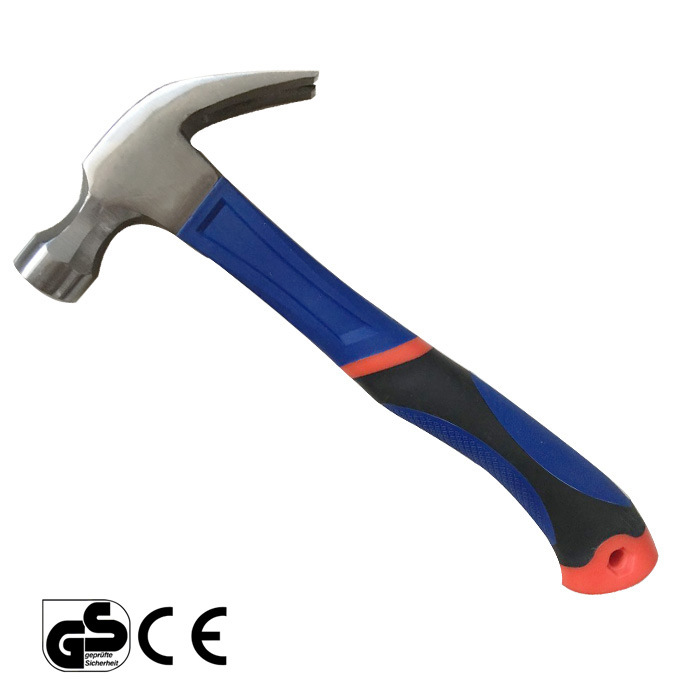 High Quality Claw Hammer with Rubber Handle (HM-010)