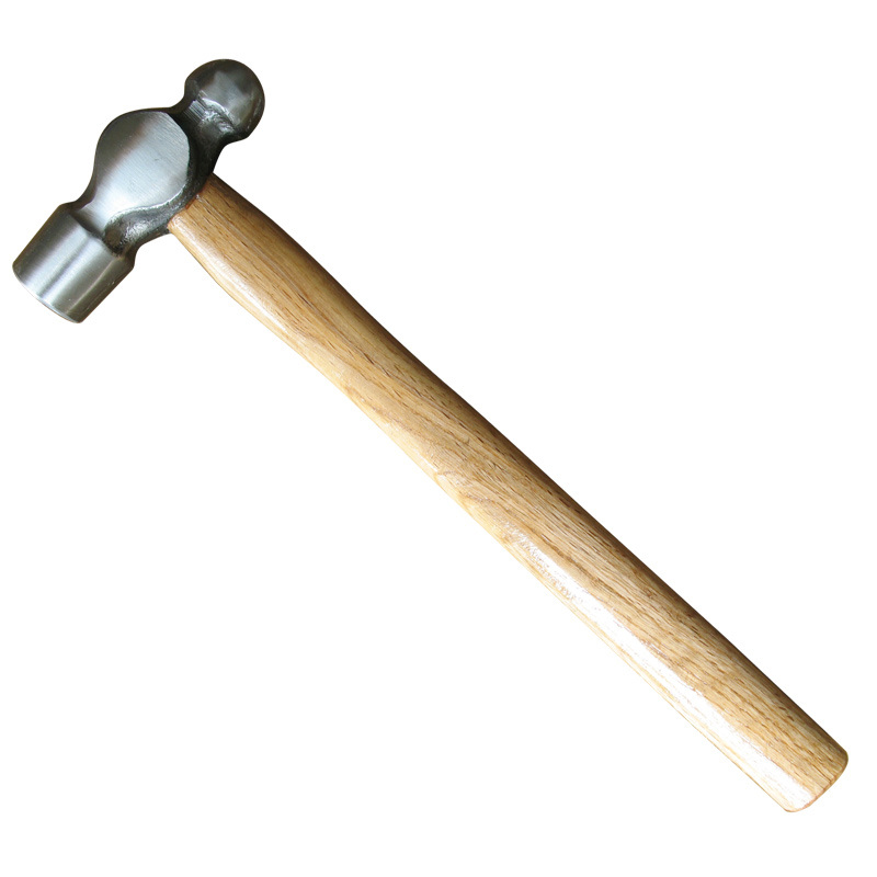 Ball-Pein Hammer with Rubber Handle or Wood Handle (HM-002)