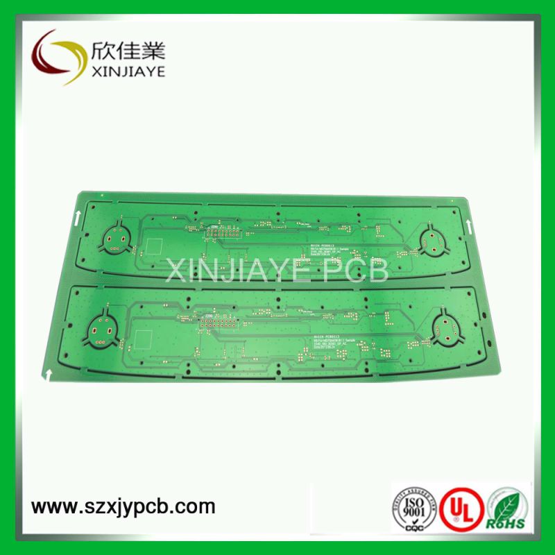 Double Sided PCB with Gold Immersion Green Solder Mask