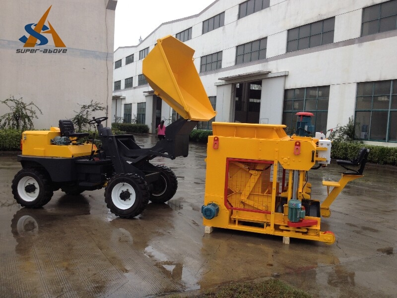 Mobile Brick Cement/Concrete Block Making Machine