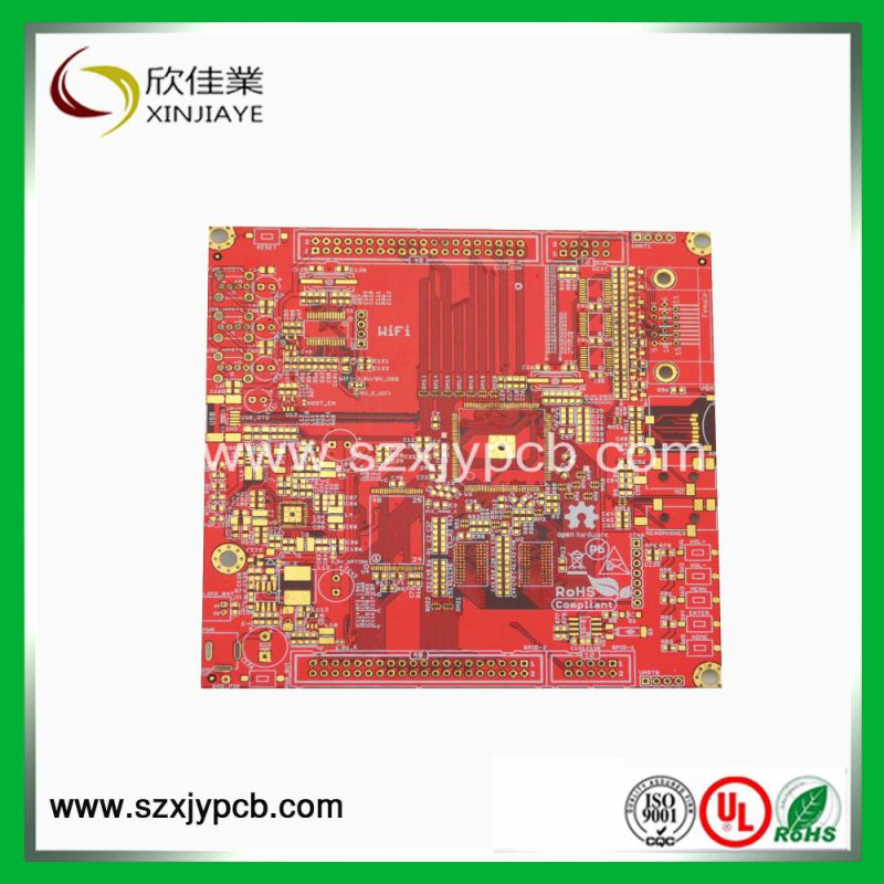 Mobile PCB Green Solder Mask Rigid PCB