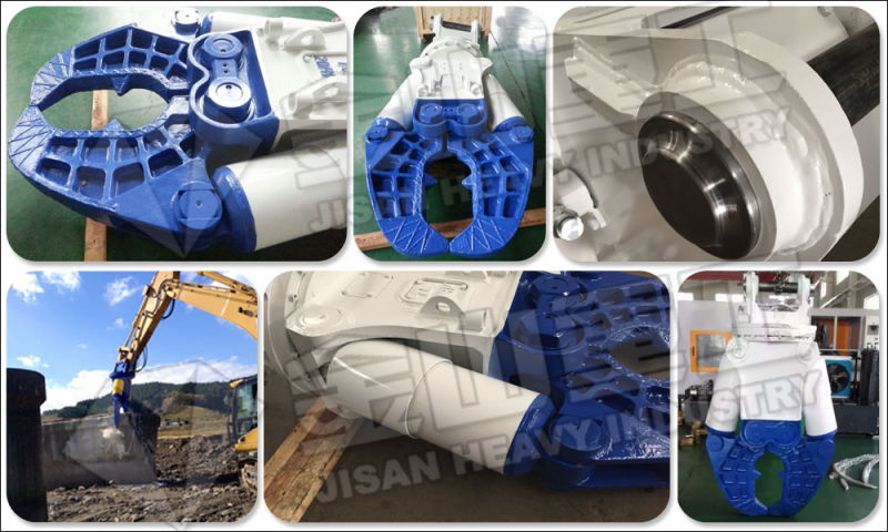 Excavator Cutting Machine Hydraulic Rotating Scrap Metal Shear for 20 Ton Excavator