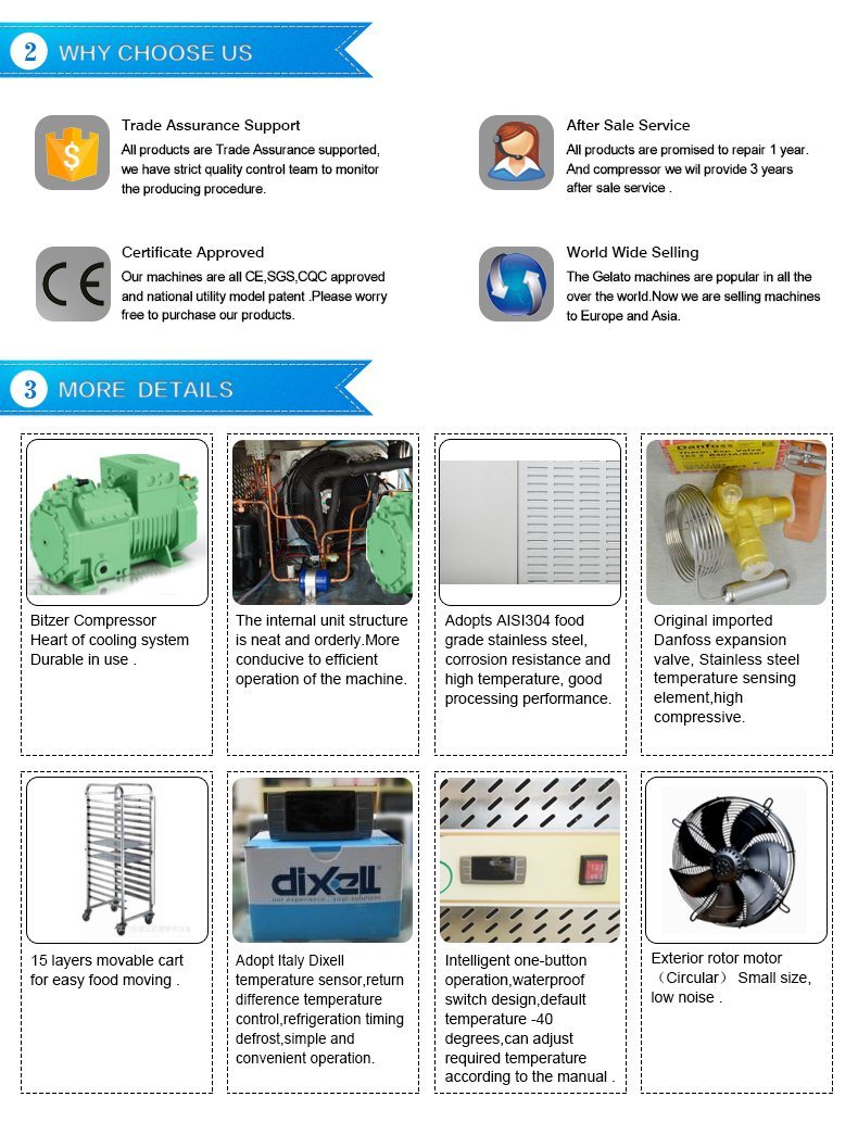 Dumpling Blast Chiller Freezer