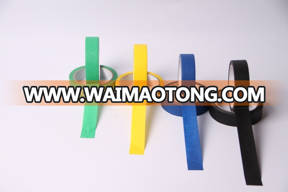 masking tape/yellow crepe paper masking tape