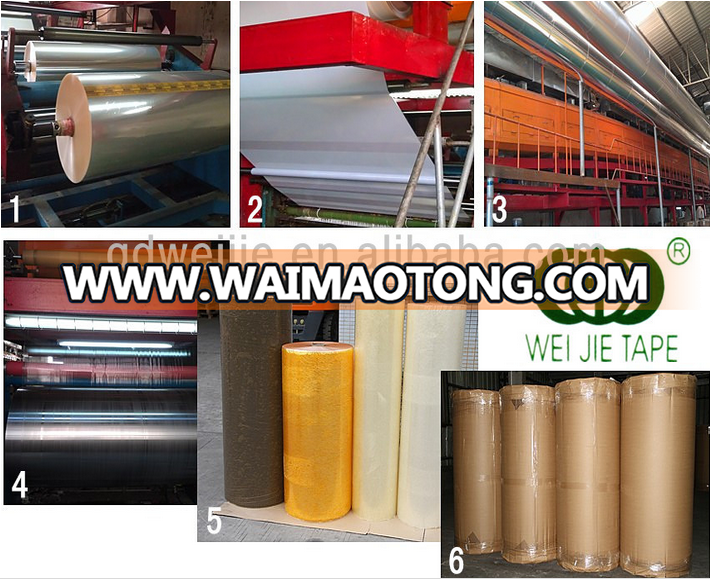 high quality self adhesive bopp tape jumbo roll/jumbo roll tape manufacturer