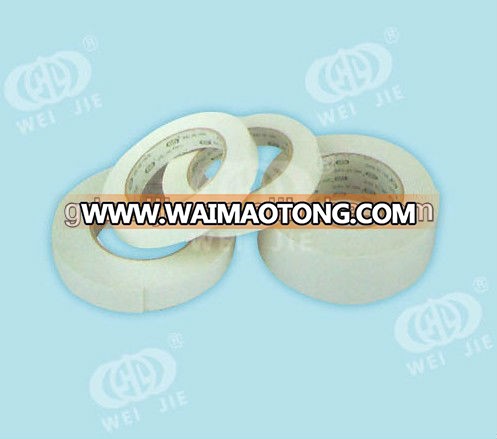 Double sided tissue tape for bag sealing