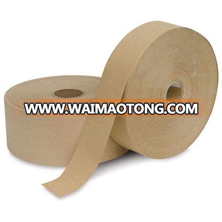 Customizable logo adhesive kraft paper tape gummed paper tape waterproof