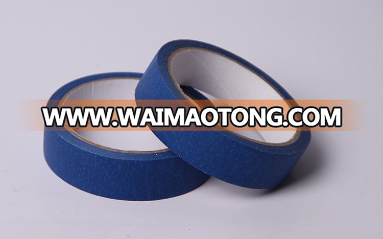 Customizable coating pressure sensitive adhesive crepe paper marking tape easy-tear masking tape