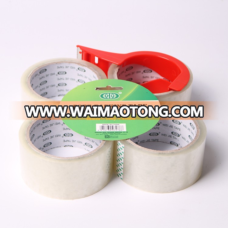 Customizable tan bopp packing tape for carton sealing strong adhesive carton sealing tape packing tape for carton sealing