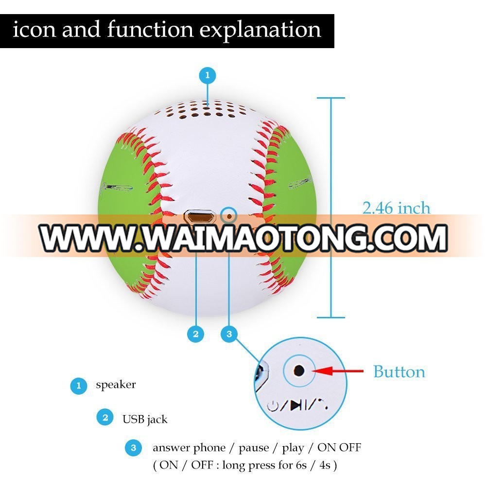 New design golf ball shape bts speaker