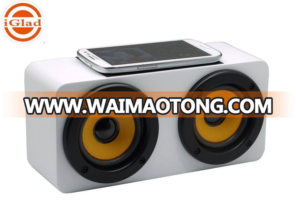 High Quality Portable Hand Free Touch Screen Stereo Amplifying Induction Speaker With NFA & MIA Functions