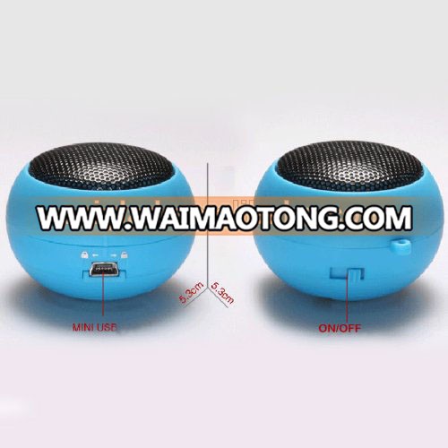 MINI HAMBURGER SHAPE PORTABLE SUBWOOFER USB SPEAKER