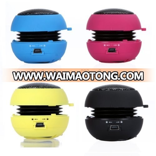 New Hamburger design portable mini Bass Multimedia Stereo Speaker