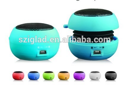 New Hamburger design portable mini Bass Multimedia Stereo Speaker