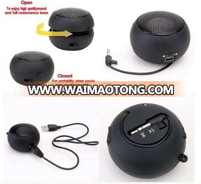 New Hamburger design portable mini Bass Multimedia Stereo Speaker