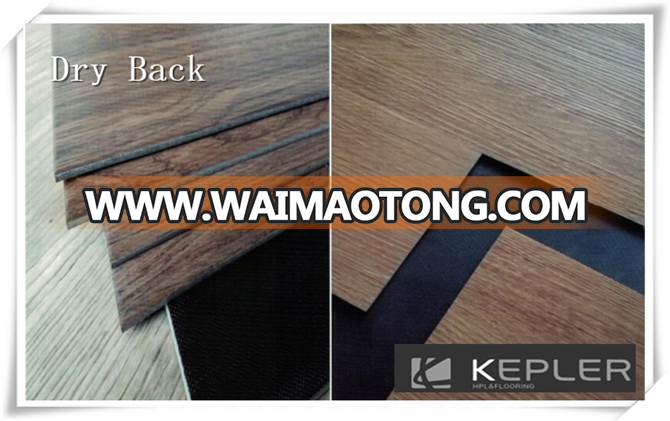 Commercial waterproof click interlocking pvc vinyl flooring