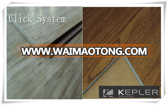 Commercial waterproof click interlocking pvc vinyl flooring