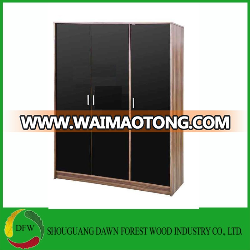 two doors double color bedroom set wardrobe design