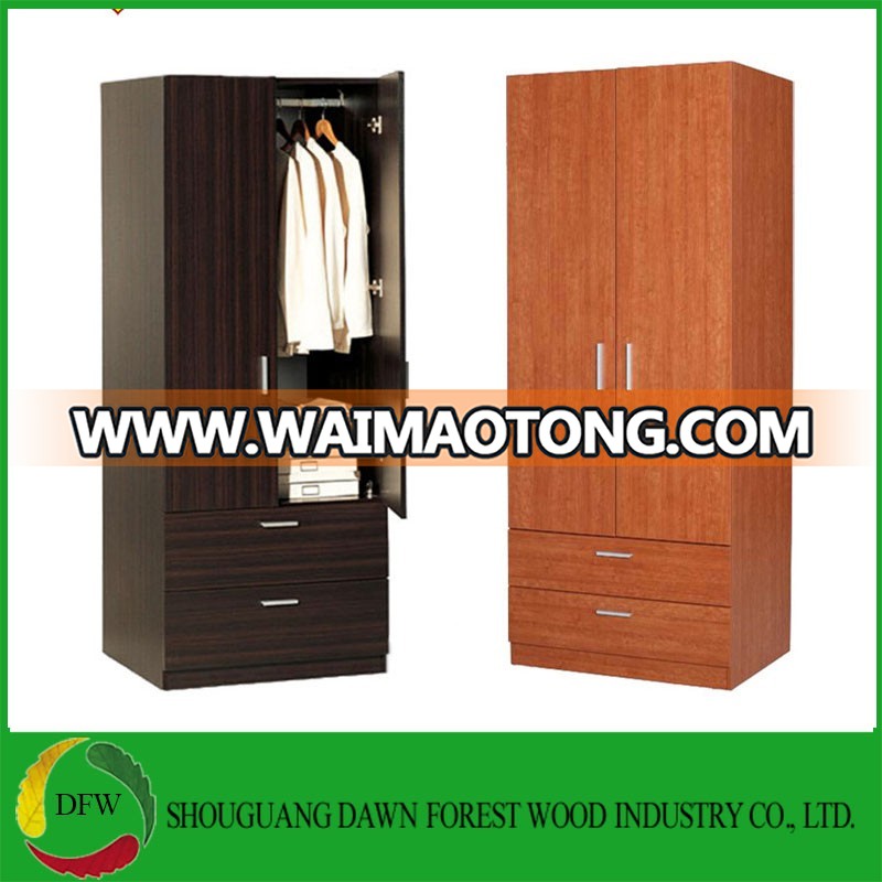 cheap price laminate wardrobe design with drawer