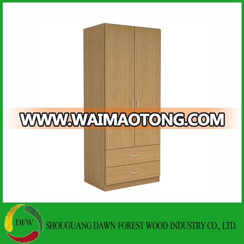 cheap price laminate wardrobe design with drawer