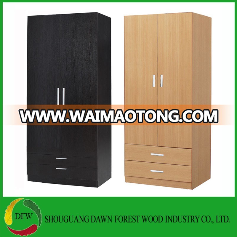 cheap price laminate wardrobe design with drawer