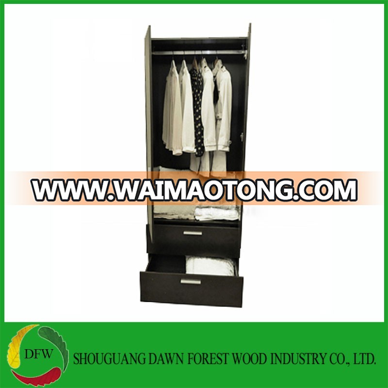 cheap price laminate wardrobe design with drawer